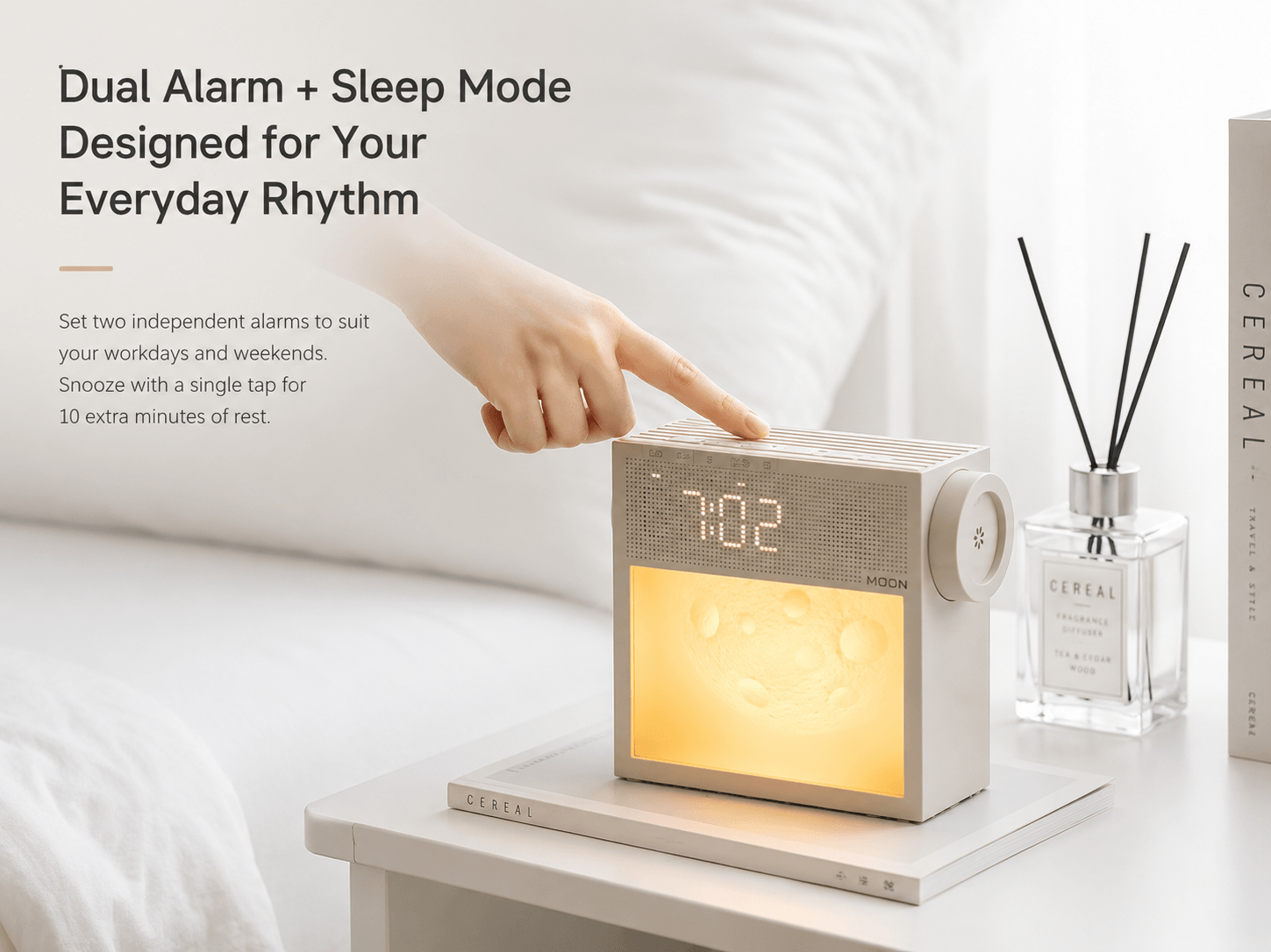 SleepGlow Moon Clock